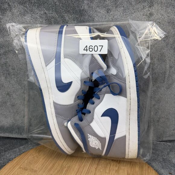 Nike Air Jordan 1 Mid Shoes Mens Size 8.5 Gray Basketball Sneakers DQ8426-014 main image 5